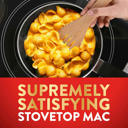 Stouffer's Supreme Shells and Cheese – Crowd-Pleasing Potluck Side Dish, 12 oz Boxed Mac and Cheese Kit