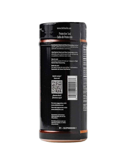 Chef Merito Carne Asada Meat Seasoning, 14 Ounce – Housewarming Gift for Friends Setting Up a New Home Grill