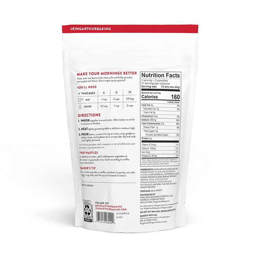 King Arthur Buttermilk Pancake Mix – Kid-Approved Family Breakfast, Just Add Water for Quick Weekend Mornings