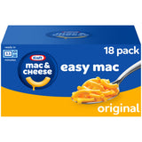 Kraft Easy Mac Microwavable Mac & Cheese – Portion-Controlled Comfort Lunch for Mindful Eating
