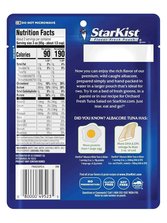 StarKist Tuna Pouch – Office Desk Drawer Lunch for Busy Weekday Productivity