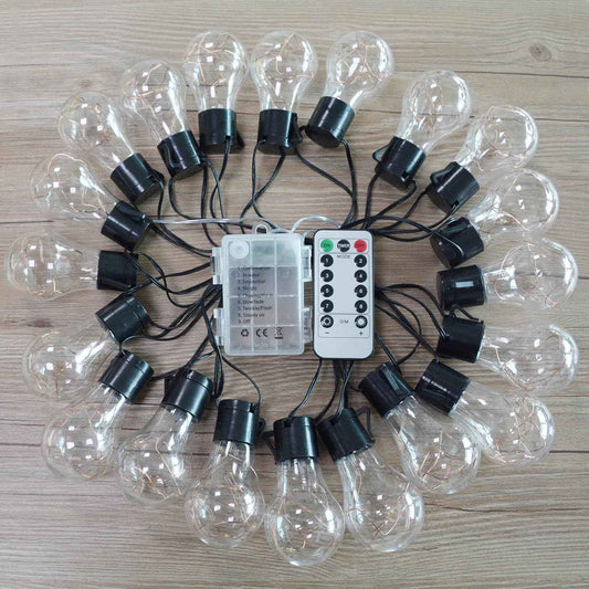 LumifyPro Battery Hanging String Lights 20 LED Vintage Bulbs, Thoughtful Birthday Gift for Her Mom Housewarming Decor with Remote
