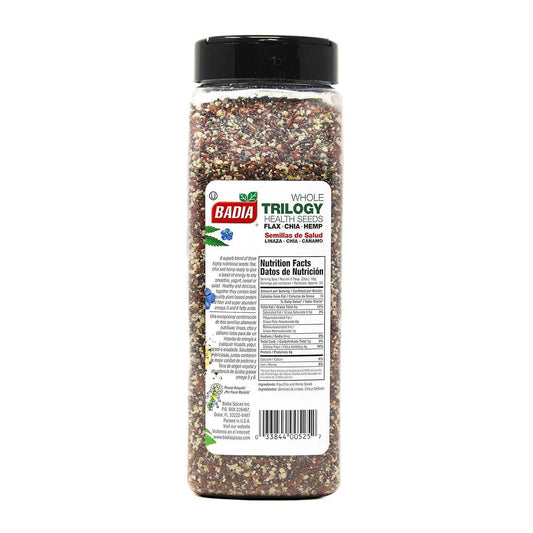 Badia Trilogy Seed Blend – Quick Omega-3 Shake Add-In for Busy Morning Routines