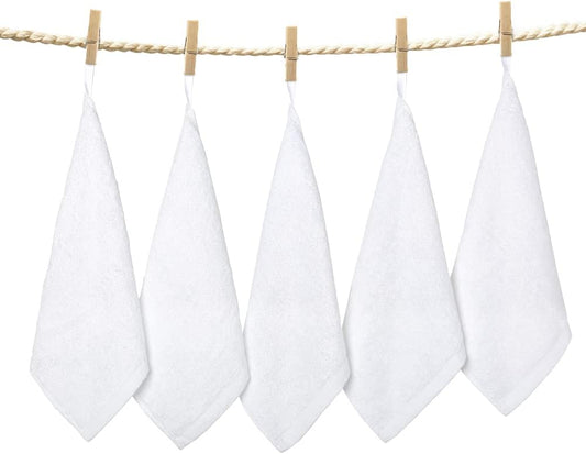 Yoofoss_Luxury_Washcloths_Towel_Set_10_Pack_Baby_Wash_Cloth_for_Bathroom-Hotel-Spa-Kitchen_Multi-Purpose_Fingertip_Towels_&_Face_Cloths_-_White
