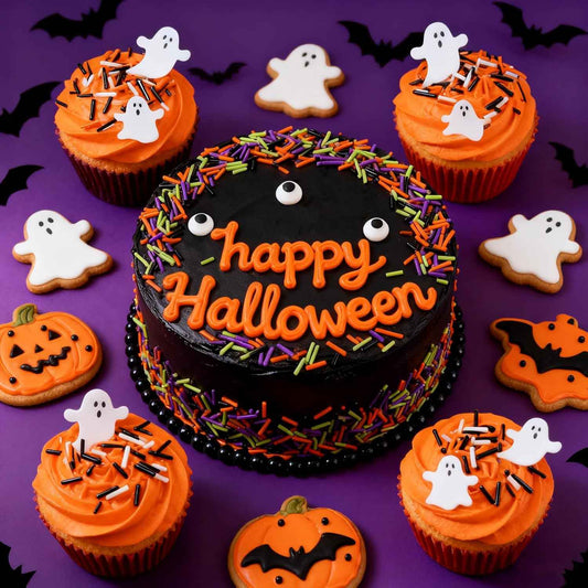Halloween Sprinkles - Statement Table Decor for Halloween Dessert Spreads and Charcuterie Boards, 320g Edible Mix