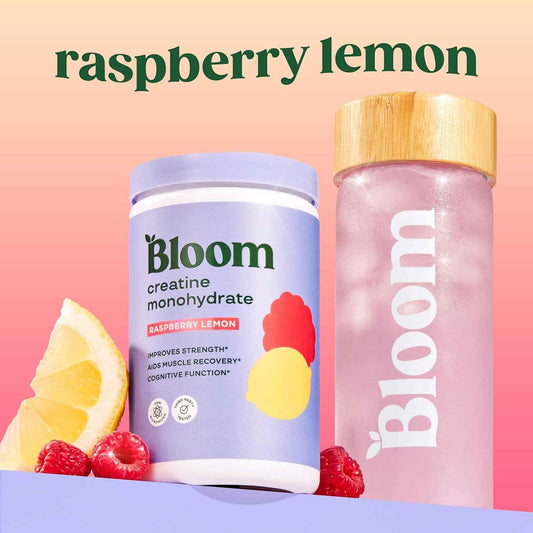 Bloom Nutrition Creatine Monohydrate Powder for Women – Daily Self-Care Scoop for Lean Muscle and Mindful Recovery