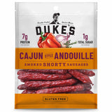 Duke's Smoked Andouille Sausage Shorties – Unique Gourmet Snack Gift for Outdoor Enthusiasts, Gluten-Free Cajun, 5 oz