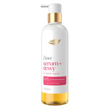 Dove Serum+ Coconut & Geranium Shower Oil – Mindful Hydration for Daily Self-Care Routine, 15.3 fl oz