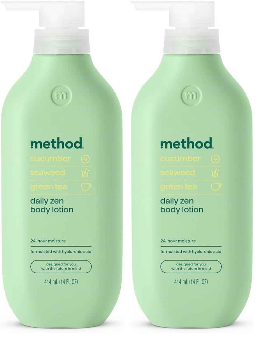 Method Body Lotion, Coconut, Rice Milk + Shea Butter notes, 24 Hours of Moisture 14 oz