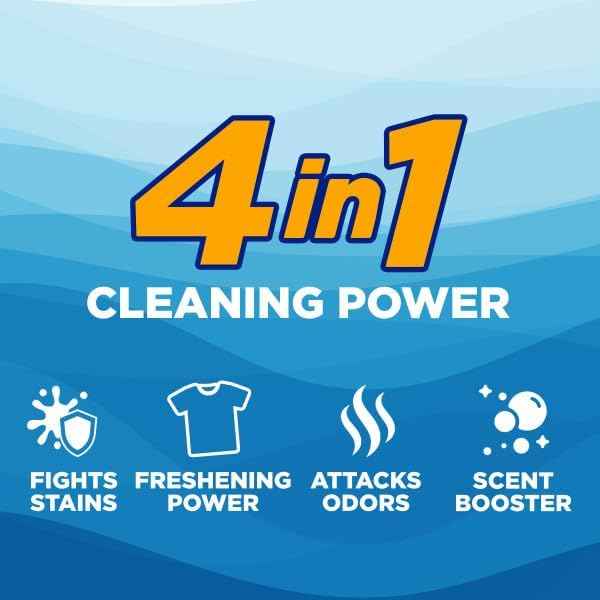 ARM & HAMMER Liquid Laundry Detergent, Clean Burst Fresh, 174 fl oz, 174 Loads