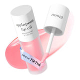NOONI Korean Lip Oil | Long-Lasting, Moisturizing, Plumping, Revitalizing for Dry Lips, Waterproof, No Peel Off, Korean Tint, Hydrating Lip Stain, Nourishing Crystal Clear, 0.12 FL Oz