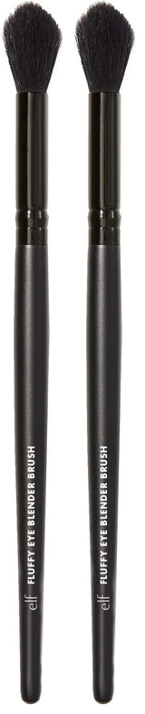 e.l.f. Fluffy Eye Blender Brush, Easily Blends Eyeshadow & Can Be Used to Set Concealer With Powder, Creates A Soft-Focus Effect, Vegan & Cruelty-Free