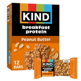KIND Breakfast Protein Bars, Peanut Butter, Gluten Free, Low Sodium, Healthy Snacks, 8g Protein