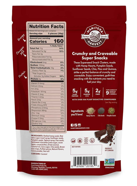 Manitoba Harvest Superseed Snack Clusters – Home Office Snack for Focused Workdays and Sugar-Free Focus