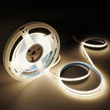 COB LED Strip Lights Daylight White/Warm White/Neutral White 16.4ft/32.8ft High CRI 95Ra+ Super Bright,Flexible Tape Lights for Bedroom,Mirror,Kitchen Cabinet, Living Room(Power Supply Not Included)