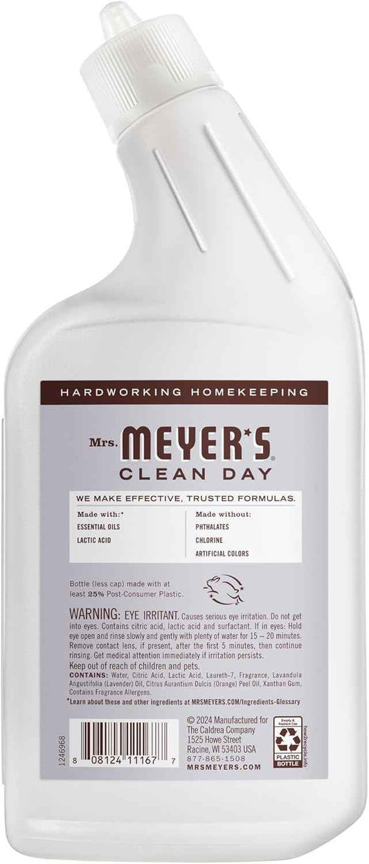MRS. MEYER'S CLEAN DAY Liquid Toilet Bowl Cleaner, Stain Removing, Lavender, 24 oz