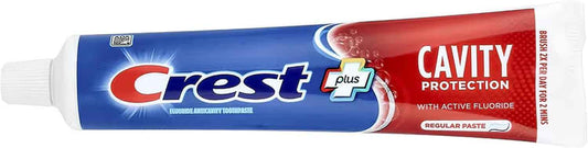 Crest Toothpaste 8.2 Ounce Cavity Protection Regular (Pack of 2)
