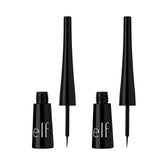 e.l.f. Liquid Eyeliner, High-pigment Liquid Eyeliner With Extra-Fine Brush Tip, Easy Glide Smudge-proof Formula