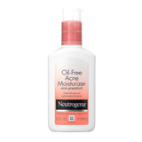 Neutrogena Oil Free Acne Moisturizer, .5% Salicylic Acid Acne Treatment, Pink Grapefruit Face Lotion for Breakouts, Non-Greasy & Non-Comedogenic, 4 fl. oz