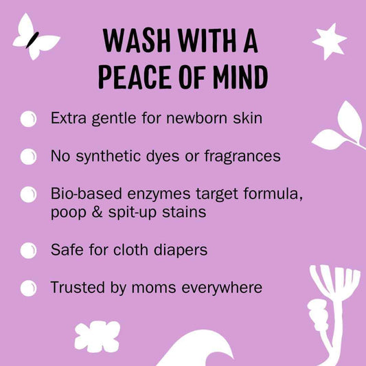 Molly's Suds Baby Laundry Detergent Powder | Removes Formula, Poop & Spit-Up Stains | Extra Gentle for Newborns
