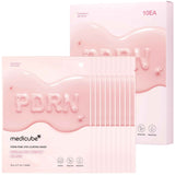 medicube Salmon DNA PDRN Pink Vita Coating Sheet Mask 10EA - Korean sheet mask for glass skin - Luxurious Home care Mask for Hydration, Firming, and Balanced Skin, Korean Skin Care (22g/0.77oz x 10ea)