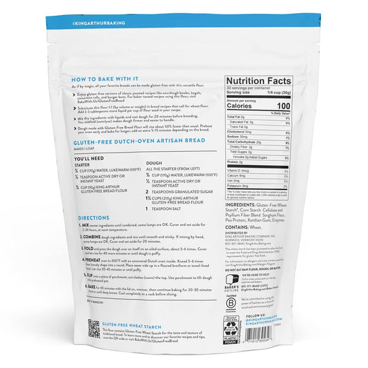 King_Arthur_Gluten_Free_Bread_Flour:_1:1_Replacement_for_Yeasted_Recipes_-_2_lbs_of_Premium_GF_Flour_for_Artisan_Boules,_Bagels,_Cinnamon_Rolls_&_Burger_Buns_-_Sorghum_&_Xanthan_Gum