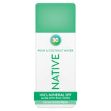 Native Mineral Sunscreen Spray SPF 30, with 100% Mineral Zinc Oxide for Face & Body, Hawaii Compliant, Vegan, No White Cast - 7 oz
