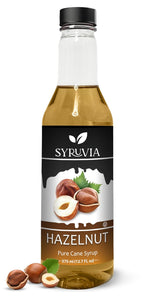Syruvia Pumpkin Spice Coffee Syrup - 12.7 fl oz (375 ML) Premium Holiday Coffee Flavoring Syrup - Kosher Coffee Syrups, Gluten Free, No Coloring, Perfect for Drinks, Soda, Shakes, Desserts, and More.