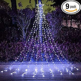 Christmas Decorations Star String Lights,320 LED Outdoor Christmas Tree Lights with 13" Topper Star,8 Modes Waterproof Hanging Fairy Twinkle Lights for Xmas New Year Party Holiday