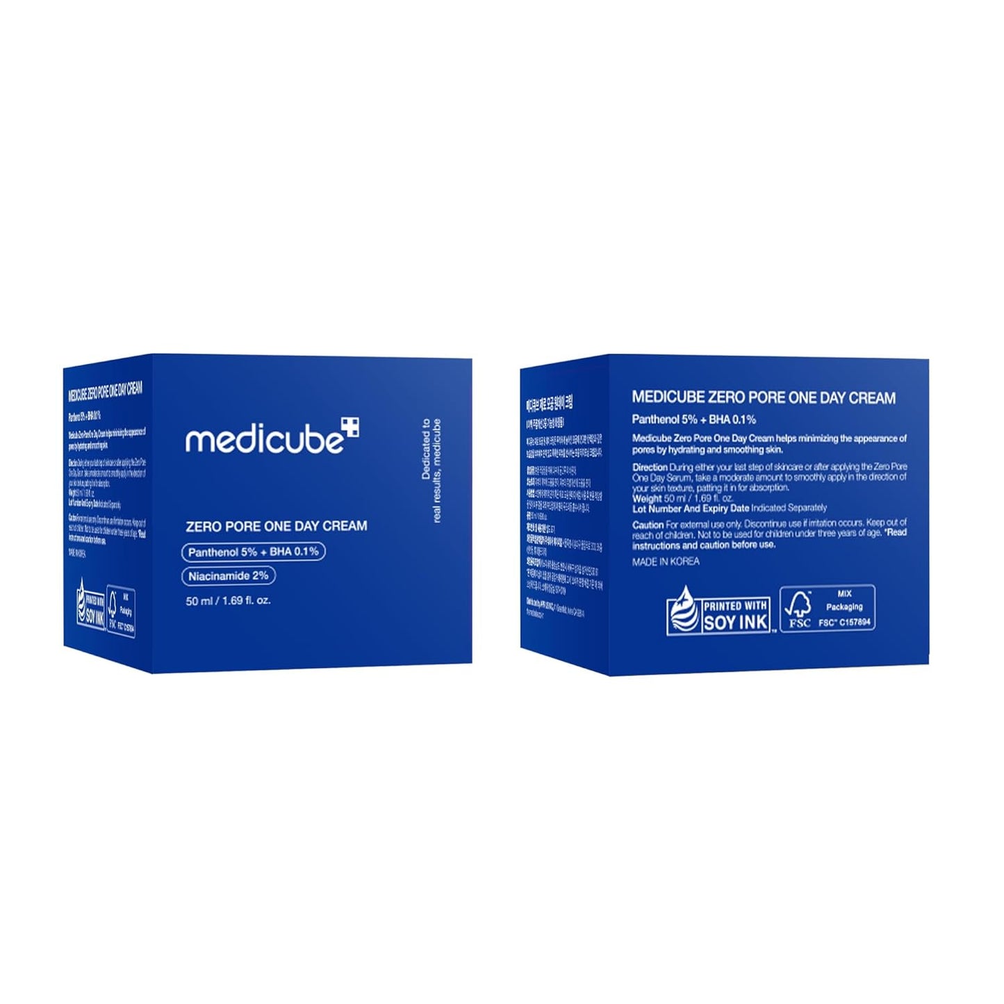 Medicube_Zero_Pore_One-Day_Cream_1.69_fl.oz_-_Visibly_Smaller_Pores,_Controls_Excess_Oil_-_Pore_Refining_Cream_with_Panthenol,_Salicylic_Acid,_and_Niacinamide_-_Korean_Skincare