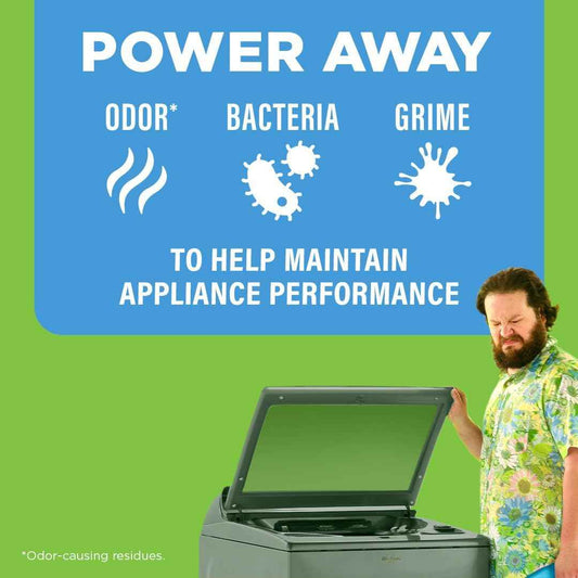 Affresh Washing Machine Cleaner, Helps Power Away Odor Causing Bacteria & Grime Deep Inside Pump, Valve & Hoses