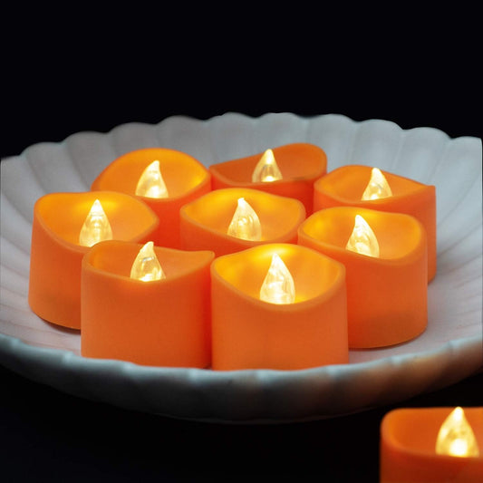 Homemory_Halloween_12_Pack_Orange_Tea_Light_Candles,_Battery_Operated_LED_Tealights,_Small_Pumpkins_Lights,_Flameless,_Electric_Fake_Tea_Candles,_1.4"x1.25"