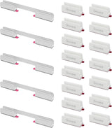 Govee RGBIC Neon Rope Light Plastic and Metal Mounting Brackets for Neon Lights 2 H61D3 & H61D5 & H61D6, RGBIC Rope Light Clips, WiFi Neon Lights Holders 20pcs, (Not Support H61A0 & H61A2), White