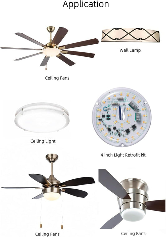 4_inch_LED_Retrofit_Light_Kit_for_Ceiling_Fan_Light_Replacement_Panel_PCB_18W_Color_Temperature_Adjustable_3000K_4500K_6000K_2200LM_120V_CRI90_Dimmable