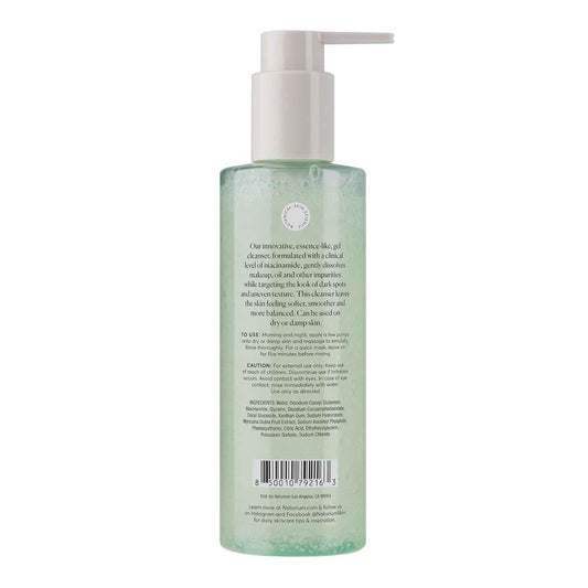 Naturium Niacinamide Cleansing Gelée 3% Plus Hyaluronic Acid & Vitamin C, Gentle & Smoothing Face Wash, 7.1 oz