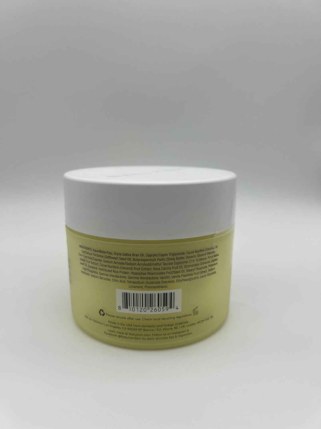 Naturium The Glow Getter Whipped Multi-Oil Body Butter, Firming Cream & Body Moisturizer with Shea Butter, 7.7 fl oz