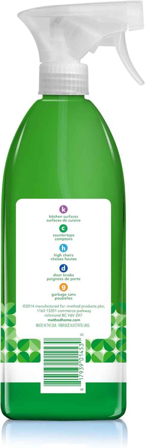 Method Antibacterial All-Purpose Cleaner Spray, Kills 99.9% of Household Germs, 28 Fl Oz