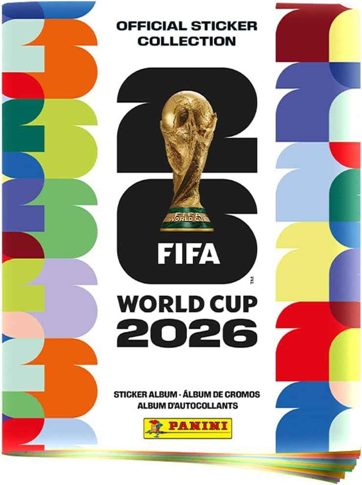 2026 Panini FIFA World Cup Sticker Collection Album – Official Tournament Sticker Book for USA/Canada/Mexico 2026