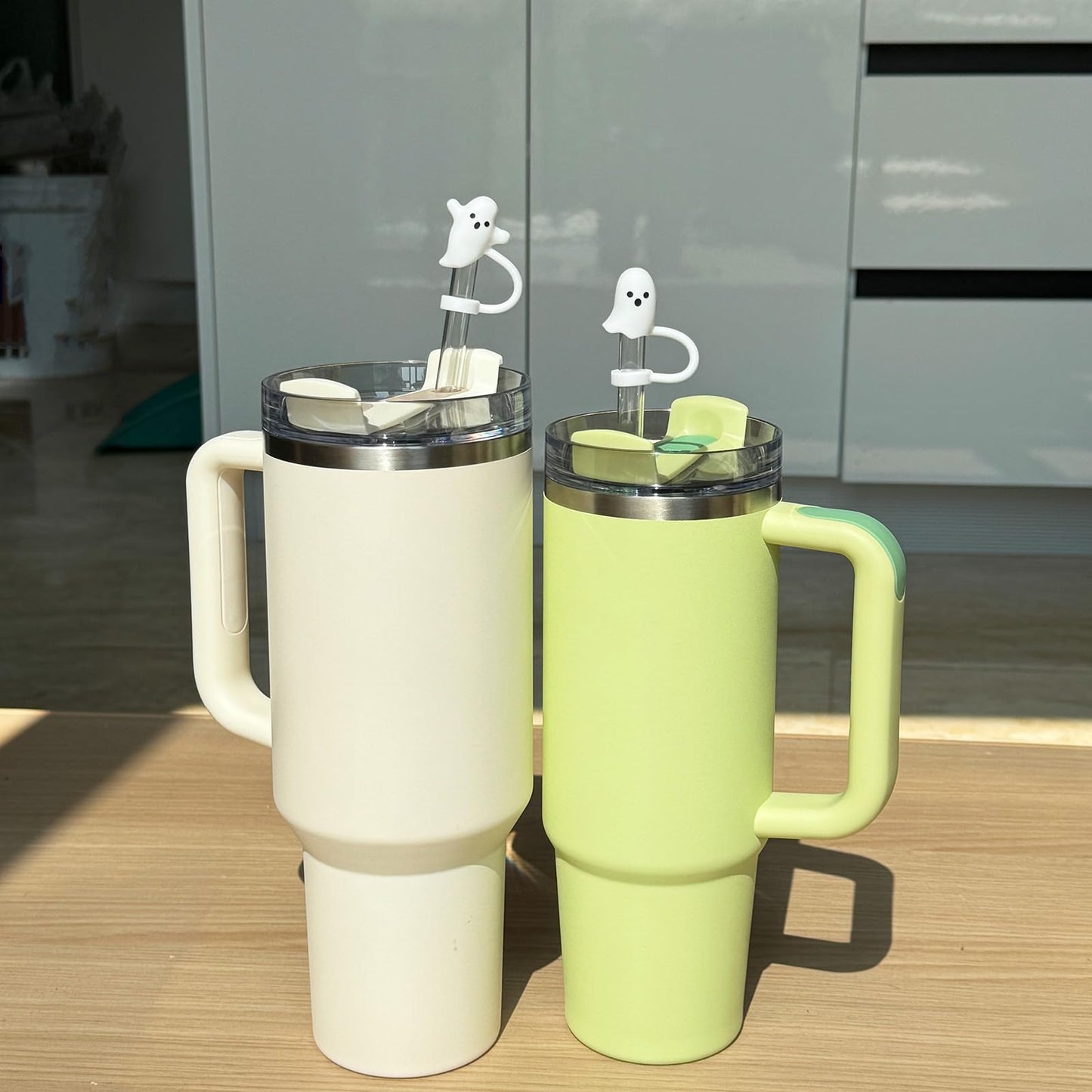 Cute_Ghost_Straw_Covers_Cap_Compatible_with_Stanley_Cup_30_40_oz,_4PCS_Silicone_Reusable_Drinking_Straw_Topper_Including_2_styles,_Funny_Tumbler_Accessories_Perfect_Halloween_Decorations