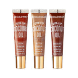 Ruby Kisses Broadway Vita-Lip Tinted Lip Gloss Set Ultra-Hydrating Coconut + Jojoba Oil & Soothing Formula with Vitamins, High-Shine Non-Sticky Finish Lip Balm