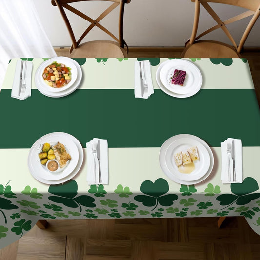 Childom_3_Pack_St_Patricks_Day_Decorations,St_Patricks_Day_Table_Cloths_for_Rectangle_Tables,54"_x_108"_Disposable_Plastic_Tablecloths_for_St._Patrick's_Day,Home,Kitchen,Picnic,Parties,Spring_Decors