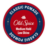 Old Spice Mens Hair Pomade, Healthy & Strong with Vitamin E & Biotin, Mens Hair Styling Pomade, Medium Hold, Matte Finish