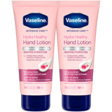 Vaseline Hand Cream 2-Pack – Healthy Hands Stronger Nails with Keratin, 10X Stronger Nails in 2 Weeks, 3.4 Oz Ea