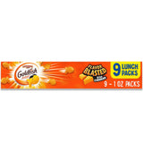 Goldfish Cheddar Cheese Crackers, Baked Snack Crackers, 1 oz On-the-Go Snack Packs, 9 Count Tray