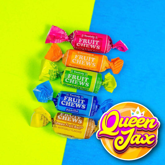 Fruit_Chews_-_1_Pound_Bag_-_Assorted_Candy_-_Chewy,_Fruity_and_Delicious_-_Cherry,_Lemon,_Lime,_Orange_and_Vanilla_-_QUEEN_JAX_-_Individually_Wrapped_Candy_-_Fresh,_Mouth_Watering_and_Scrumptious_Bulk_Candy_Bag_-_Buy_In_Bulk_and_Save!