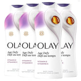 Olay Body Wash for Women, Age Defying with Vitamin E, 24hr Moisturizing, Hydrating & Refreshing, B3 Vitamin Complex, Free of Parabens & Phthalates, for All Skin Types