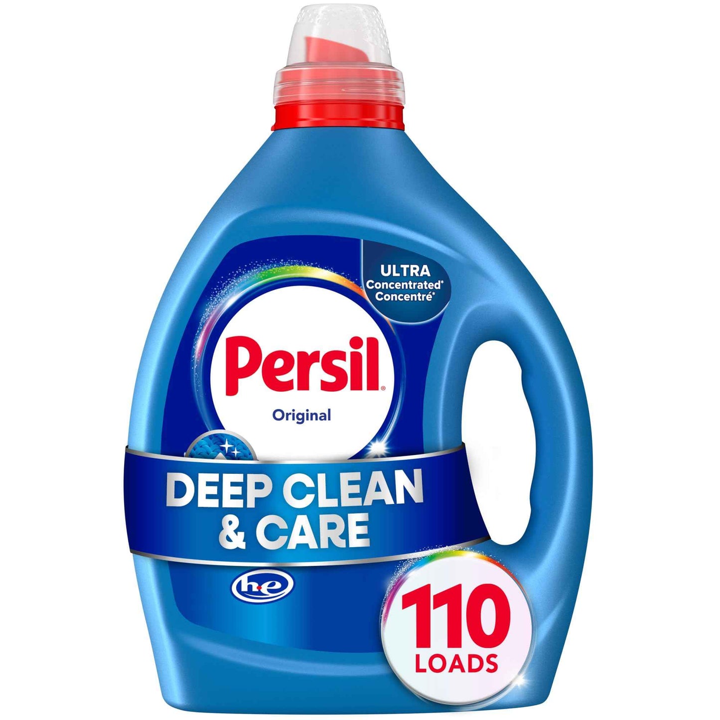 Persil Original Everyday Clean Liquid Laundry Detergent, Ultra Concentrated, Deep Clean & Care for Colors & Whites, Laundry Soap for All Water Temperatures, HE Safe