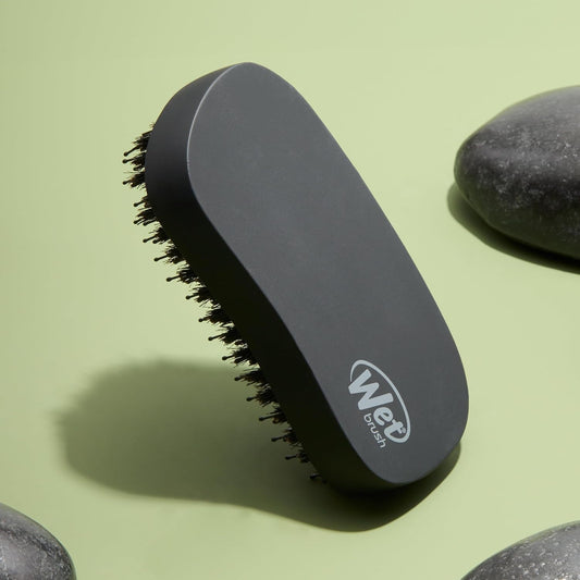 Wet_Brush_Shine_Enhancer_Hair_Brush_with_IntelliFlex_Bristles,_Short_Hair_&_Palm_Beard_Detangler_for_Men,_Detangling_Boar_Bristles,_Soft_&_Shiny_Strands,_For_Easy_Styling,_Black