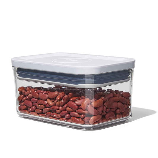 OXO Good Grips POP Container – Airtight for Coffee and More Food Storage, Rectangle, Clear