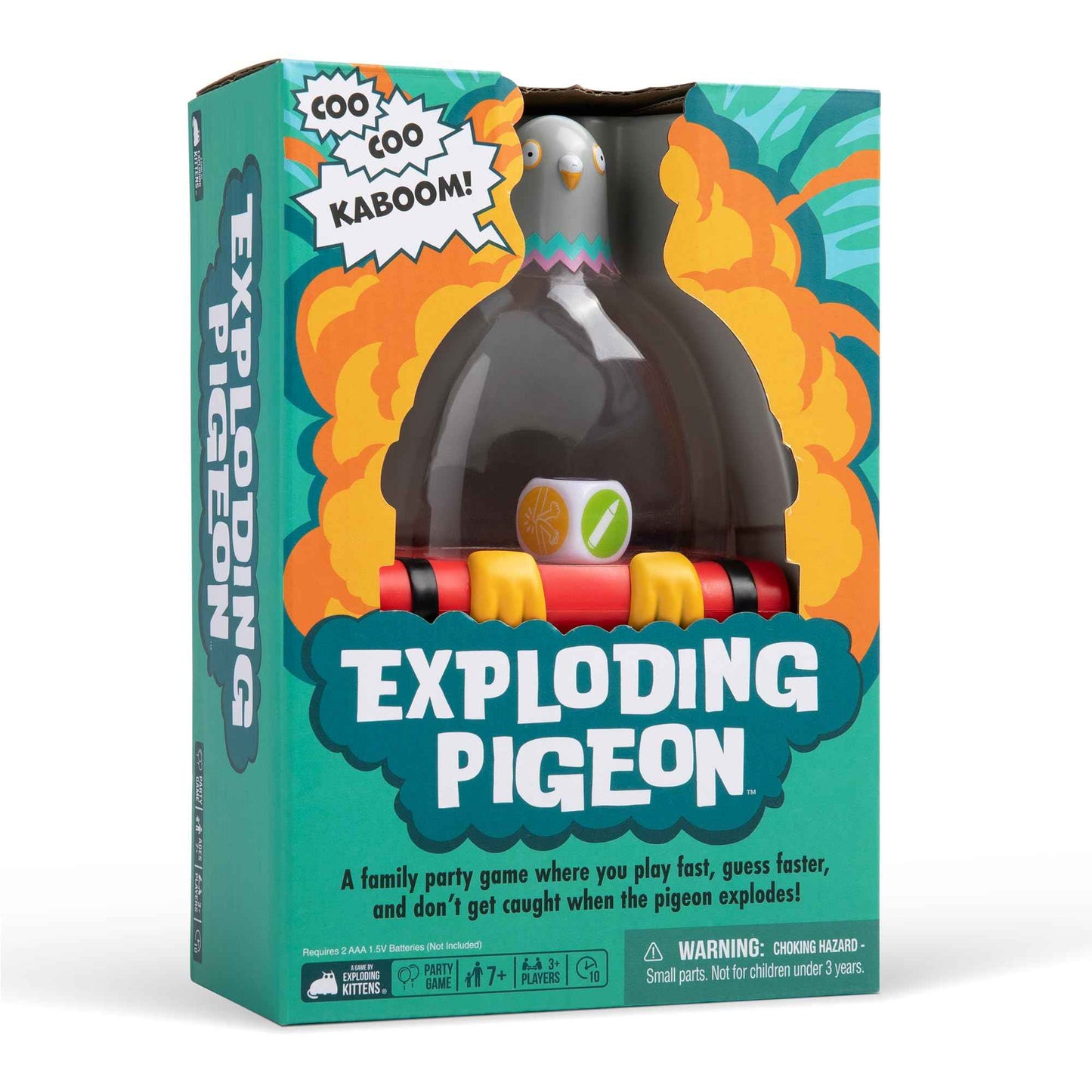 Exploding Kittens Chicken Butt 2-6 Players - Ages 4+ - 2 Minutes to Play - Hot Potato Style Card Game - Fun Card Game, Family Game Night, Creative Kids Game